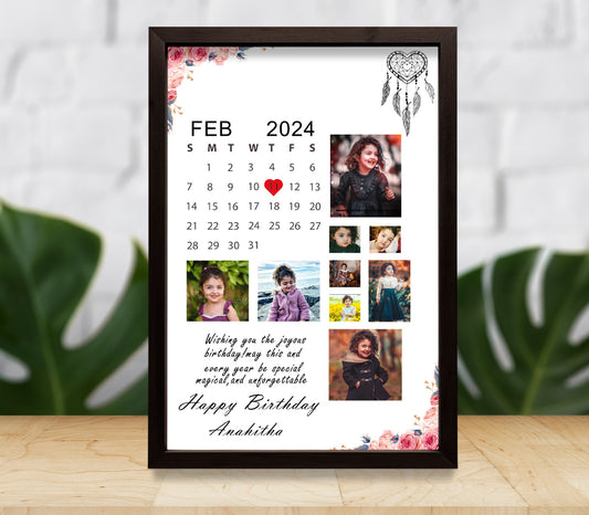 Birthday Frame (Date with Multiple Photos)