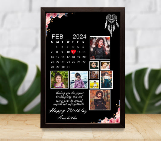 Birthday Frame (Date with Multiple Photos)