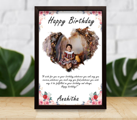 Birthday Frame (Heart)