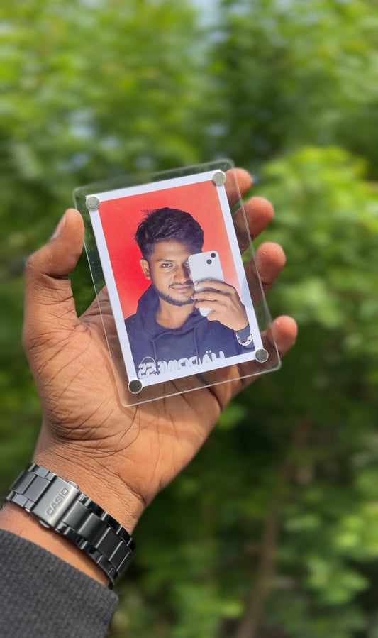 Polaroid fridge magnet