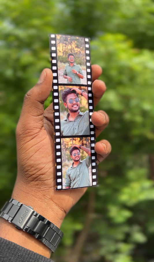 Flim roll photo strip