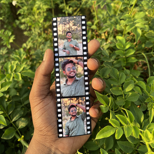 Flim roll photo strip