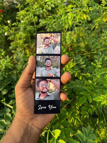 Vintage memory photo strip