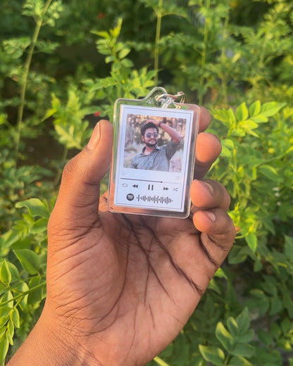 Double side Spotify keychain 🎶